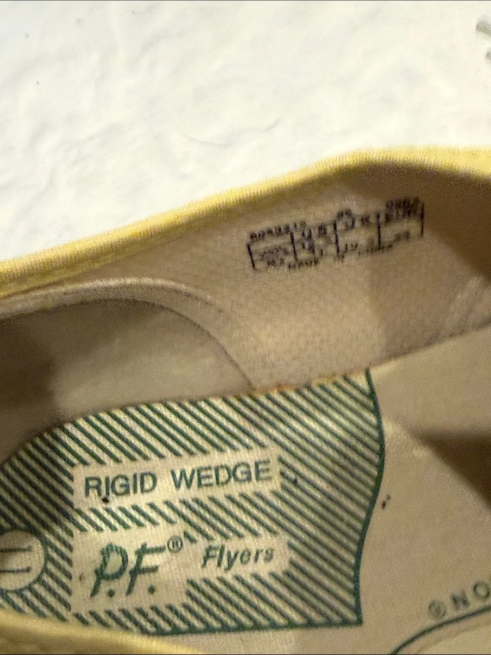 P.F. Flyers Yellow Canvas Lace-Up Casual Sneakers